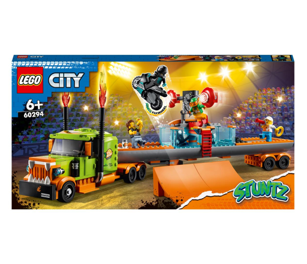 LEGO City 60294 Ciężarówka kaskaderska - 1026655 - zdjęcie
